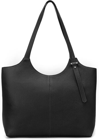 befen Genuine Leather Tote Bags for Women, Real Leather Shoulder Handbags Satchel Purses with Adjustable Strap in Saudi Arabia