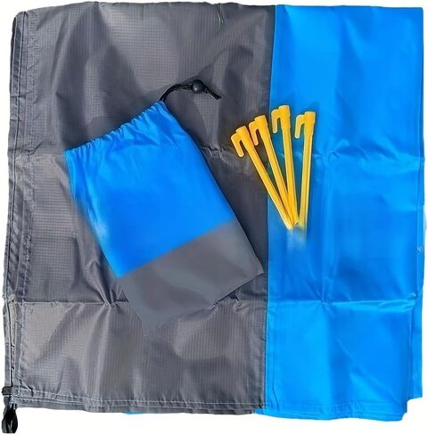 1pc Beach Camping Waterproof and Sand-Proof mat, Large Size 55.11 * 78.74in 140 * 200cm, Lightweight Blanket Picnic mat, Beach Travel Camping Hiking Picnic and Stake in Saudi Arabia