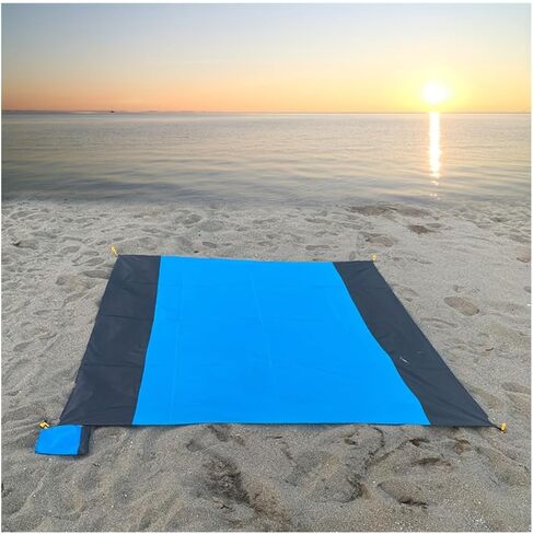 1pc Beach Camping Waterproof and Sand-Proof mat, Large Size 55.11 * 78.74in 140 * 200cm, Lightweight Blanket Picnic mat, Beach Travel Camping Hiking Picnic and Stake in Saudi Arabia