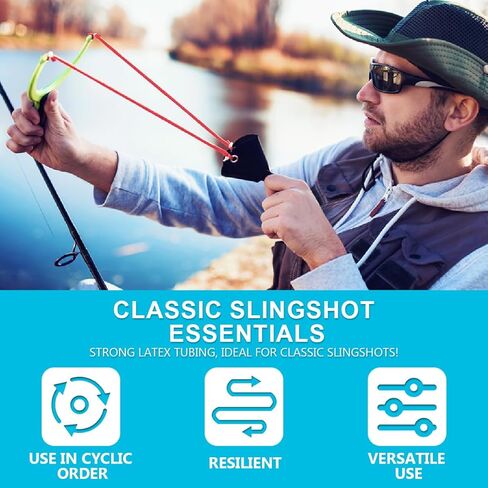 Slingshot Rubber Band, Latex Rubber Tube Tubing for DIY Slingshot Accessories (32.8ft / 10m) in Saudi Arabia