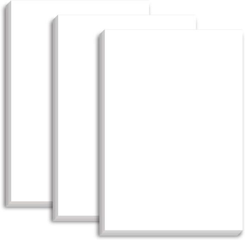 Half Letter Blank Paper, A5 100 Sheets/200 Pages Printer Paper, Unpunched, Blank Copy Paper, 100gsm, White, 5.8'' x 8.2'' in Saudi Arabia