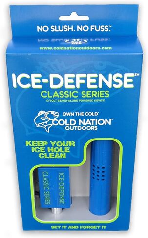 Classic Series Ice Hole Opener - Blue - Straight Edge Alloy Steel Blade - Compact Style - Ideal for Cutting Ice in Saudi Arabia