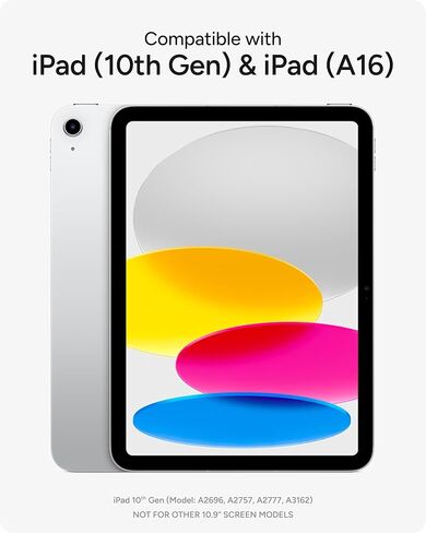 حافظة لوحة المفاتيح ZAGG Tough Keys لجهاز iPad 11 بوصة (A16)/ 10.9 بوصة (الجيل العاشر) - تصميم متين من قطعة واحدة، حماية من السقوط بطول 6.6 أقدام، اتصال مباشر USB-C، حامل أقلام Apple، مقاوم للماء، استخدام تعليمي in Saudi Arabia
