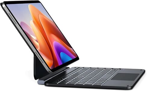 حافظة ORDA iPad Pro 11 بوصة مع لوحة مفاتيح (الجيل الرابع/الثالث/الثاني/الجيل الأول)، حافظة iPad Air 11 بوصة مع لوحة مفاتيح M3، M2(2025/2024) حامل ناتئ مغناطيسي عائم من الجيل الخامس/الرابع، نحيف للغاية، لوحة تتبع متعددة الإيماءات in Saudi Arabia