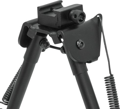 UTG Tactical OP Bipod, Rubber Feet, Center Height 8.3"-12.7", Black in Saudi Arabia