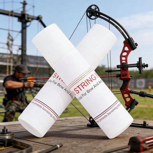 5 Pieces Bow String Wax, Protective Bowstring Waterproof Rail Lube for Crossbow Recurve Compound Bow, Archery Bowstring Wax Reduce Friction and Prevent Fraying in Kuwait