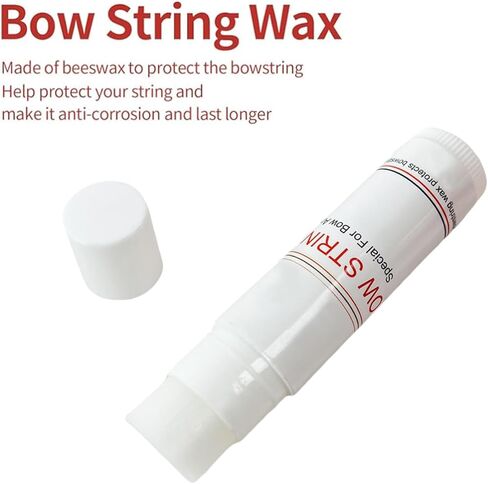 5 Pieces Bow String Wax, Protective Bowstring Waterproof Rail Lube for Crossbow Recurve Compound Bow, Archery Bowstring Wax Reduce Friction and Prevent Fraying in Kuwait