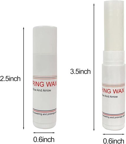 5 Pieces Bow String Wax, Protective Bowstring Waterproof Rail Lube for Crossbow Recurve Compound Bow, Archery Bowstring Wax Reduce Friction and Prevent Fraying in Kuwait