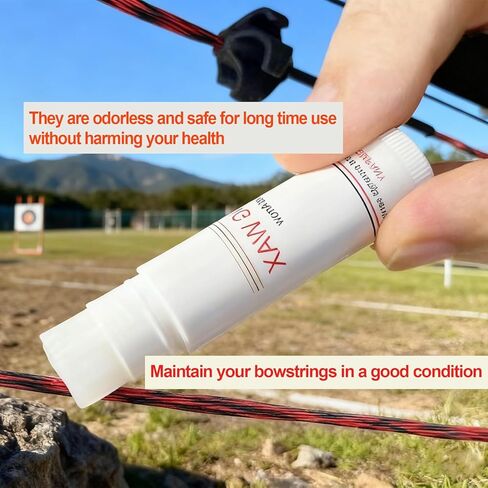5 Pieces Bow String Wax, Protective Bowstring Waterproof Rail Lube for Crossbow Recurve Compound Bow, Archery Bowstring Wax Reduce Friction and Prevent Fraying in Kuwait