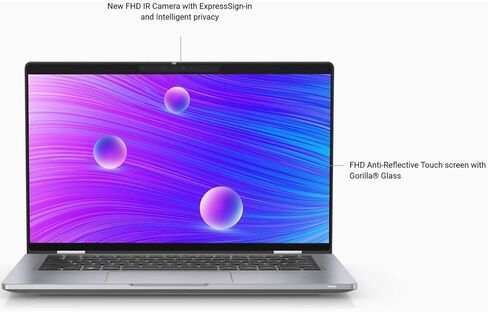كمبيوتر محمول Dell Latitude 7430 2 في 1 متعدد اللمس، Core i5-1245U حتى 4.4 جيجا هرتز، ذاكرة الوصول العشوائي 16 جيجا، 512 جيجا SSD، Thunderbolt 4، لوحة مفاتيح بإضاءة خلفية، شاشة لمس 14 بوصة FHD كمبيوتر محمول Windows 11 Pro (متجدد) in Kuwait