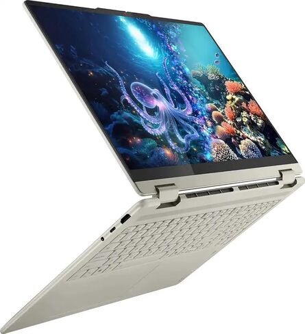 Lenovo Yoga 7 2-in-1 Copilot+ PC 16 بوصة WUXGA كمبيوتر محمول بشاشة تعمل باللمس | AMD Ryzen AI 5 340 | AMD Radeon 840M | بصمة الإصبع | إضاءة خلفية | ذاكرة الوصول العشوائي 16 جيجابايت DDR5 | 512 جيجابايت SSD | Windows 11 Home | حزمة مع محور USB 3.0 in Saudi Arabia