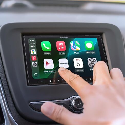 Alpine iLX-W770-M جهاز استقبال الوسائط المتعددة الرقمي مع CarPlay وAndroid Auto وكاميرا لوحة ترخيص DICA in Saudi Arabia