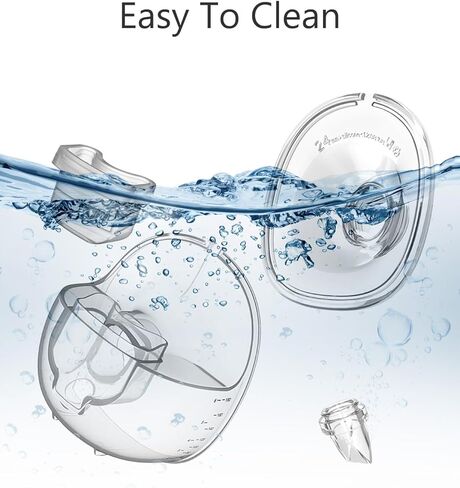 أجزاء مضخة الثدي القابلة للارتداء المتوافقة مع مضخة الثدي القابلة للارتداء MomMed S21 S18، تتضمن صمامات منقار البط، غشاء من السيليكون، شفة 24 مم، كوب تجميع الحليب، مجموعتان in Kuwait