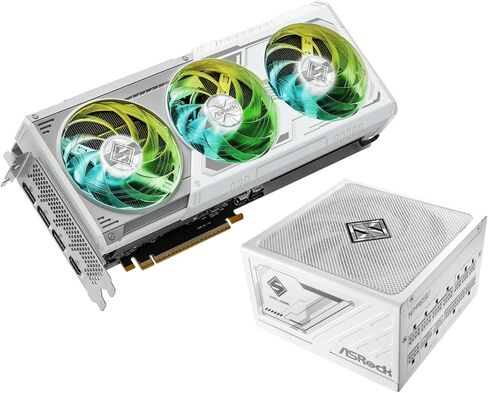 ASRock Intel Arc B580 Steel Legend 12GB OC & SteelLegend 850W 80+ Gold PSU Bundle | أداء Intel Arc ممتاز ثلاثي المراوح in Saudi Arabia