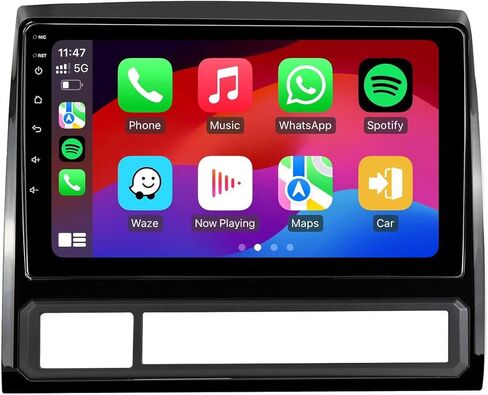Car Stereo Radio for Toyota Tacoma 2005-2015 9 inch Touch Screen with Wireless Carplay/Android Auto / Android12 / FM RDS/GPS Navigation/HD Backup Camera in Saudi Arabia