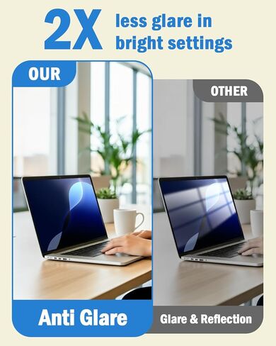 F FORITO 2-Pack Anti Glare Matte Laptop Screen Protector Compatible with 2026 MacBook Neo 13 inch with A18 Pro Chip - Eye Protection Screen Guard for Students and Programmers in Saudi Arabia