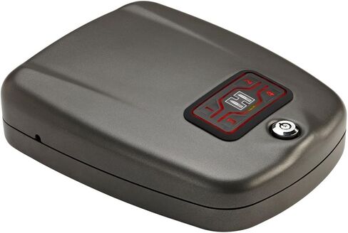 خزائن أسلحة Hornady RAPiD مزودة بتقنية RFID للوصول السريع إلى الأسلحة والأشياء الثمينة - هيكل عالي التحمل، صندوق قفل آمن لمسدس الدخول بدون لمس للمنزل أو السرير أو المنضدة أو المركبات in Kuwait