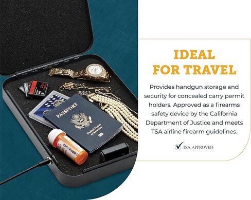 SnapSafe Portable Combination Lock Box for Guns in Saudi Arabia