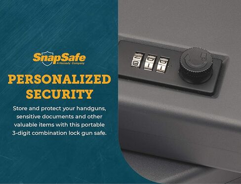 SnapSafe Portable Combination Lock Box for Guns in Saudi Arabia