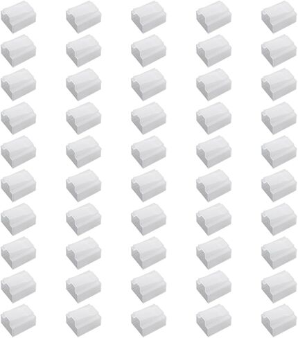 ZYAMY 50PCS RJ45 Connector Dust Covers Plug Protectors for Printer Ethernet Cable Ports Network Cat5e Cat6 Cat7 Plastic Sleeves Universal Indoor Outdoor Connectors in Saudi Arabia