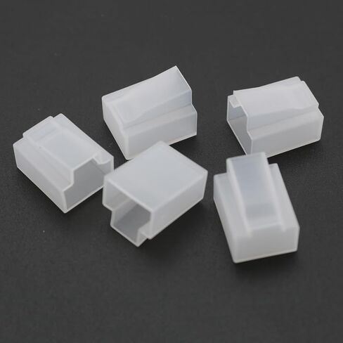 ZYAMY 50PCS RJ45 Connector Dust Covers Plug Protectors for Printer Ethernet Cable Ports Network Cat5e Cat6 Cat7 Plastic Sleeves Universal Indoor Outdoor Connectors in Saudi Arabia