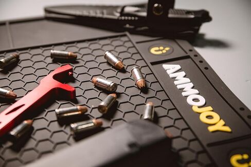 Black Silicone Gun Takedown Mat - Protective Firearm Maintenance Surface in Saudi Arabia