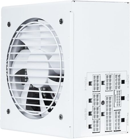 مزود طاقة SAMA White 650W - مزود طاقة معياري بالكامل 80 Plus معتمد من الذهب ATX 3.1 وPCIE 5.1، يدعم وحدات معالجة الرسومات من سلسلة RTX 30/40 in Kuwait