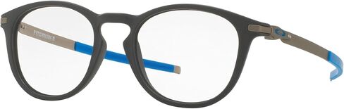 Oakley OX8105 Pitchman R Prescription Eyewear Frames, Titanium/Demo Lens, 52 mm in Saudi Arabia