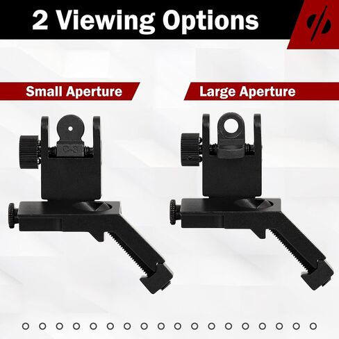 - شركة مملوكة للطبيب البيطري القتالي - Dagger Defense flip up BUIS 45 درجة Picatinny Rail مثبتة على مشاهد حديدية احتياطية. in Kuwait