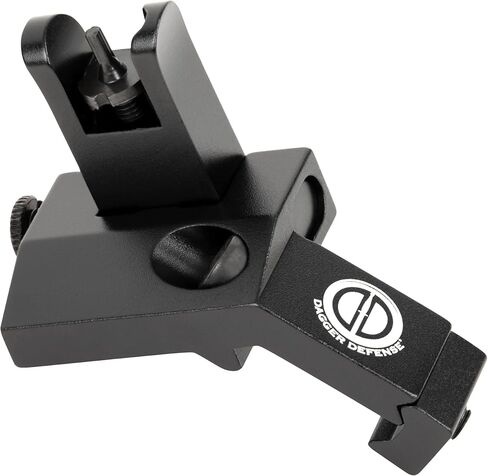 - شركة مملوكة للطبيب البيطري القتالي - Dagger Defense flip up BUIS 45 درجة Picatinny Rail مثبتة على مشاهد حديدية احتياطية. in Kuwait