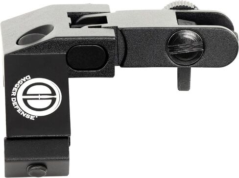 - شركة مملوكة للطبيب البيطري القتالي - Dagger Defense flip up BUIS 45 درجة Picatinny Rail مثبتة على مشاهد حديدية احتياطية. in Kuwait