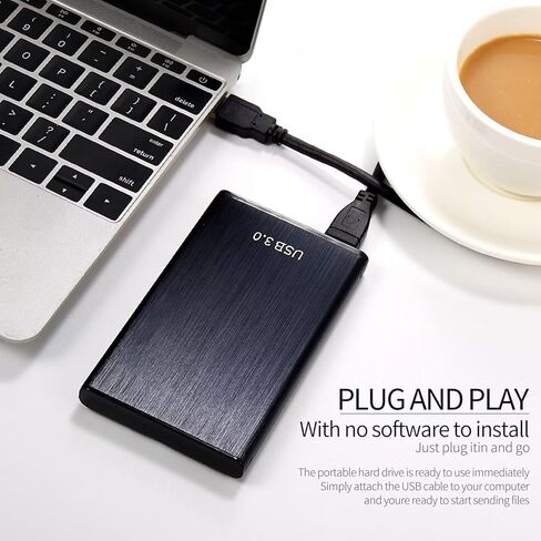 محرك أقراص SSD خارجي محمول سعة 1 تيرابايت USB 3.0، محرك أقراص الحالة الصلبة Sata سريع وقوي للكمبيوتر الشخصي Mac PS5 Xbox والكمبيوتر المحمول، مقاوم للماء والصدمات PSSD لتخزين النسخ الاحتياطية لصور الفيديو in Kuwait