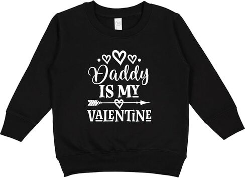سترة Inktastic Daddy Is My Valentine للفتيات الصغيرات in Kuwait