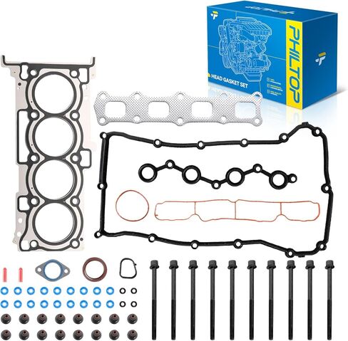 مجموعة حشية الرأس PHILTOP HS26332PT لـ Dodge Avenger 2008-2014، Jeep Patriot Compass 2007-2017، Journey 2009-2020، لـ Chr-ys-ler 200 2011-2014، Sebring 2007-2010، Caliber 2007-2011 2.4L المحرك in Saudi Arabia
