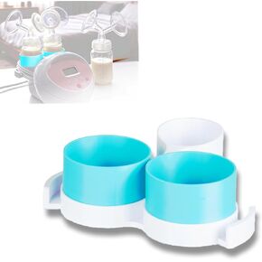 حامل زجاجة وخرطوم لمضخة الثدي، الطراز الأقدم (فتحة دائرية)، يناسب جميع إصدارات S1 S2، تنظيم وتبسيط رحلة الضخ الخاصة بك، تصميم عملي لسهولة الاستخدام (أبيض) in Kuwait