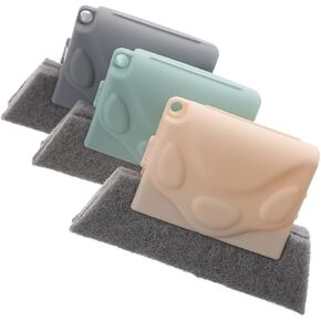 Groove Cleaning Brush Window Slot Gap Brush 3pcs Household Crevice Cleaning Tool for Window Tracks and Grooves Random Color in Saudi Arabia