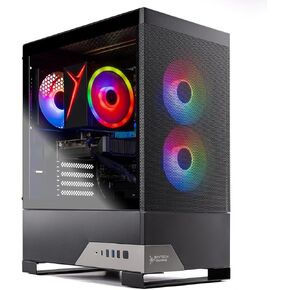 كمبيوتر الألعاب Skytech Gaming Nebula 2، Intel i5 14400F 2.5 جيجا هرتز، NVIDIA RTX 5050 8 جيجا، 1 تيرابايت NVMe SSD، 16 جيجا DDR5 RAM 5200، 650 وات ذهبي PSU، Wi-Fi، Win 11، سطح مكتب للألعاب in Kuwait