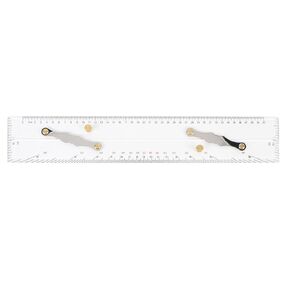 450mm Marine Navigation Parallel Ruler High Transparency Acrylic Nautical Sea Chart Plotting Tool in Kuwait