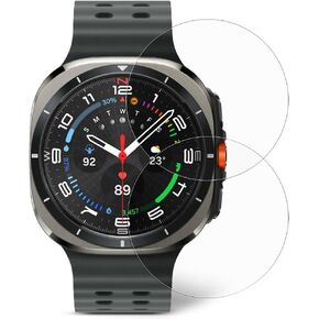 2 Pack Premium AR Screen Protector Compatible with Samsung Galaxy Watch 8 44mm, Ultra Thin 3H PET Film, Anti-Reflective, Ultra HD Clear, Fingerprint-Resistant, Bubble Free Easy Installation in Saudi Arabia