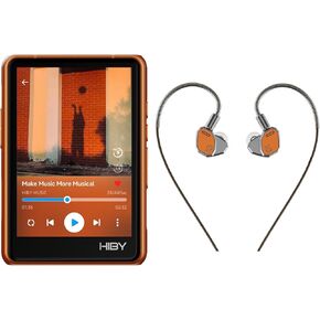 مشغل موسيقى HiBy R3 PROII وHiBy Yacht10 IEM (برتقالي) in Kuwait