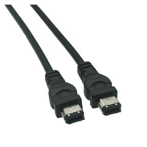 كابلات IEEE 1394 Firewire 6pin إلى كابل تمديد البيانات مع واجهة مطلية 0.6M 1M 1.8m 300cm 5M لبطاقة التقاط الفيديو الرقمية (0.6m) in Saudi Arabia