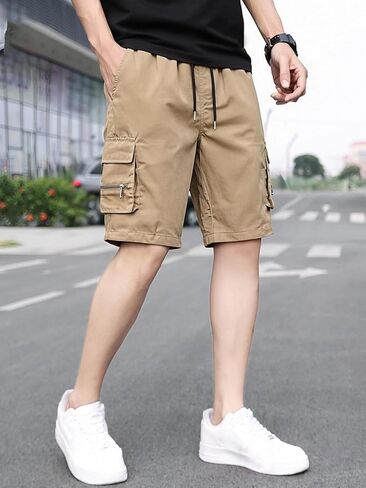 Men's Slim Fit Casual Shorts, Stylish Streetwear for Daily Wear & Sports, Trendy & Versatile in Saudi Arabia