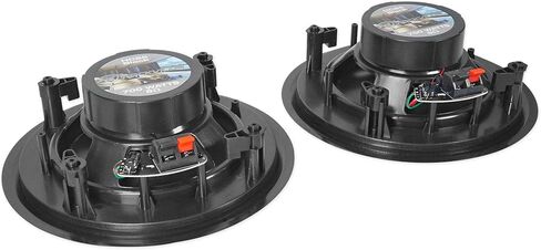 Rockville HC85 8-in 700-Watt in-Ceiling Home Theater Speakers 8-Ohm Black, Polypropylene Cone, Mylar Dome Tweeter, Paintable Grills, 4-Piece in Saudi Arabia