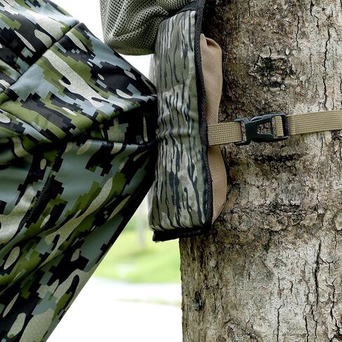 UIIHUNT Saddle Hunting Knee Cushion: Dual Knee Pads with 3 Utility Pockets, Tree Saddle Knee Cushion Pad with Adjustable Strap, Camo Hunting Knee Pads, Saddle Hunting Accessories Gear in Saudi Arabia
