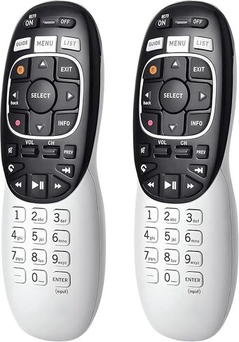 باك AT&T DirecTV RC73 IR/RF Universal Wireless Genie Remote - استبدال جهاز التحكم عن بعد DirecTV لـ HR20، HR21، HR34، HR44، HR54 DVR أجهزة استقبال أطباق الأقمار الصناعية وأجهزة البث in Kuwait