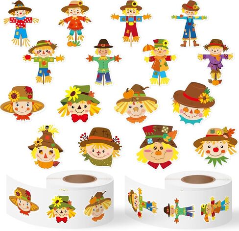 Haooryx Football Self Adhesive Stickers - 1000pcs(2 Rolls)16 Designs Cartoon Super Rugby Bowl Self-Adhesive Sticker Rolls Gift Wraping Decals I Love Football Touch Down Rugger Match Day Giftwrap Decor in Saudi Arabia
