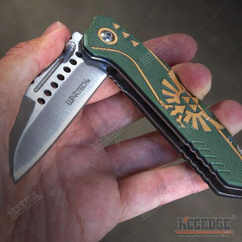KCCEDGE BEST CUTLERY SOURCE EDC سكين الجيب ملحقات التخييم سكين الصيد حافة حادة سكين قابل للطي للتخييم والعتاد مجموعة النجاة سكين تكتيكي 56003 (أخضر) in Kuwait