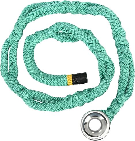tonchean Rigging Ring Sling Rope 3/4 "× 7.22FT Arboart Rope Sling مع 28 مم القطر الداخلي حلقة تزوير الألومنيوم 7 جيوب تعديل تزوير كتلة حبال، 14600 رطل MBS in Saudi Arabia