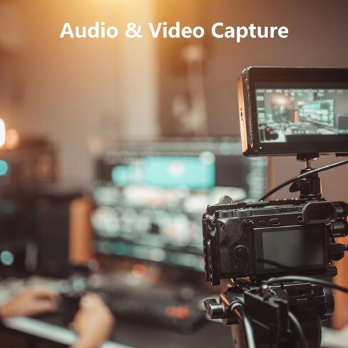بطاقة التقاط فيديو ACHAVE 4K HDMI، حلقة Hdmi 4K30 هرتز، USB3.0 1080P 60FPS، بطاقة التقاط HDMI إلى USB 3.0 للعمل مع الكاميرا/Xbox/PS4/PS5/PC/OBS/Switch in Kuwait