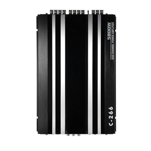 Ejoyous Car Amplifier, 4 Channel 12V 0W Aluminum Alloy Vehicle Amp, Quick Heat Dissipation in Saudi Arabia